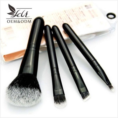 Sbelle Oem 4 Pcs Professional Makeup Premium Synthetic Foundation Face Powder Blush Eyeshadow Brushes Makeup Brush Kit